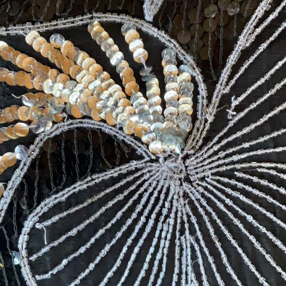 Vintage sequin top L - Picture 4 of 4